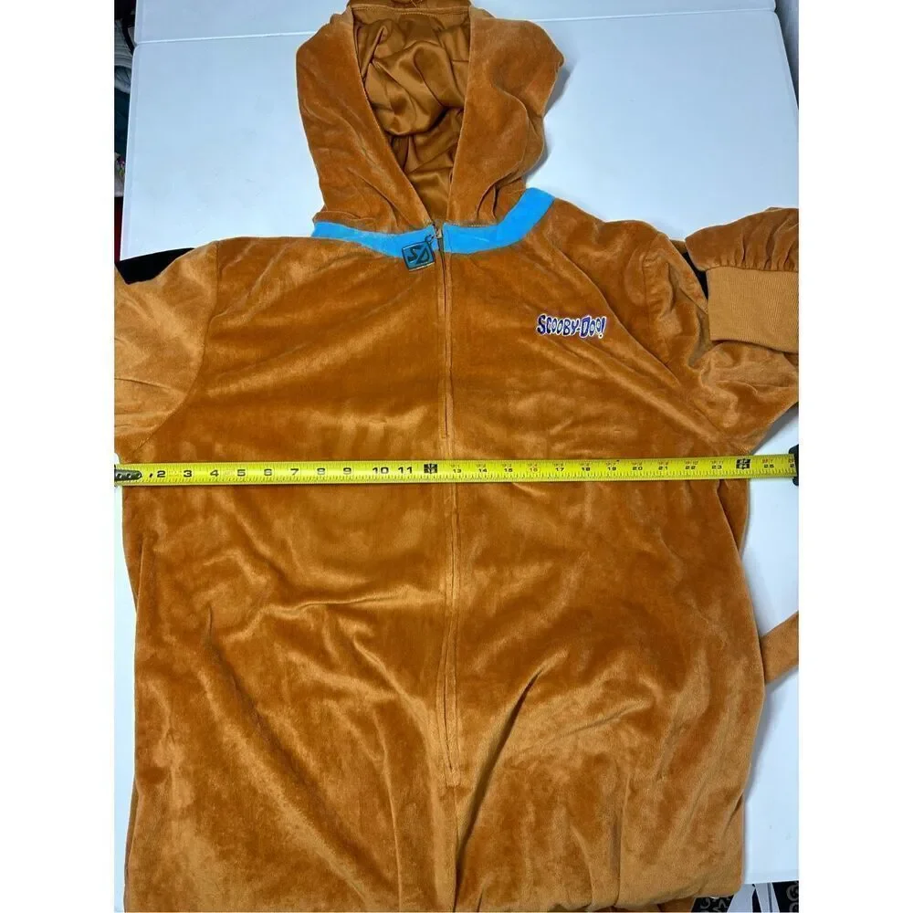 SCOOBY- DOO Spirit Adult Zipper One Piece Plush Costume Union Suit Size L/XL - Picture 13 of 16